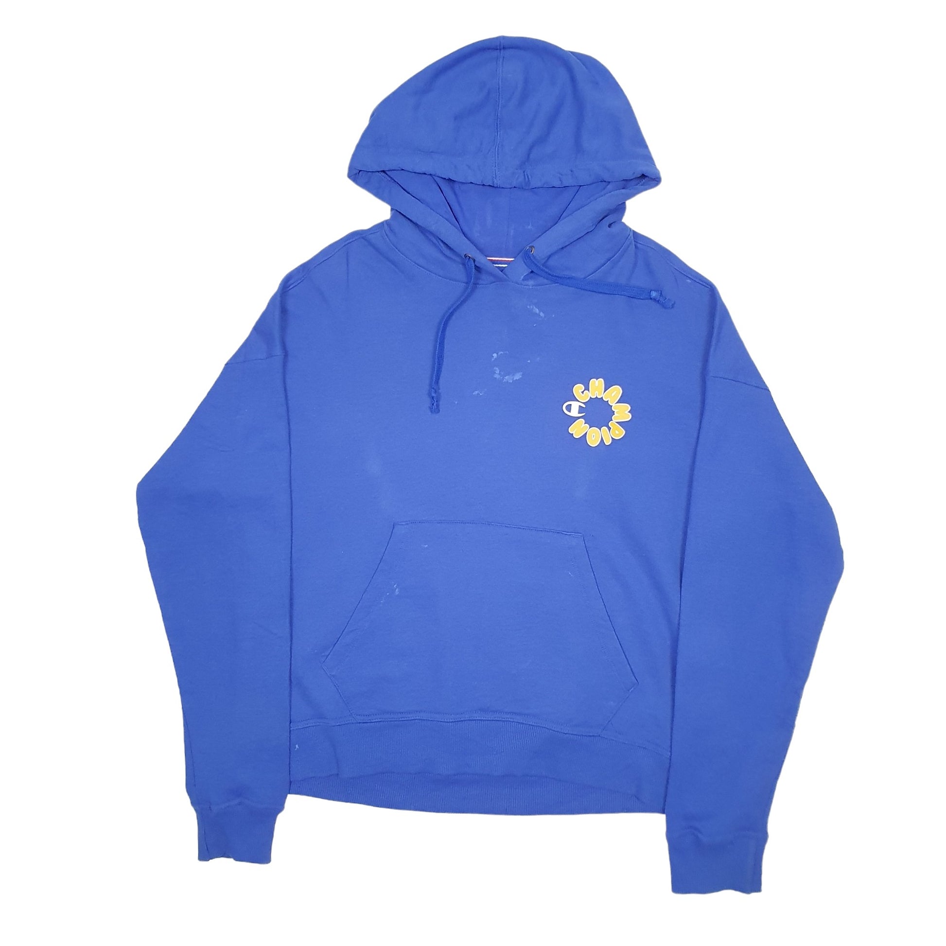 Mens Blue Champion  Hoodie Jumper