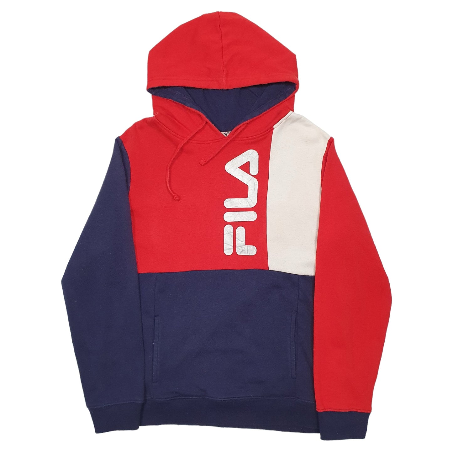 Womens Multi Fila Spellout Hoodie Jumper