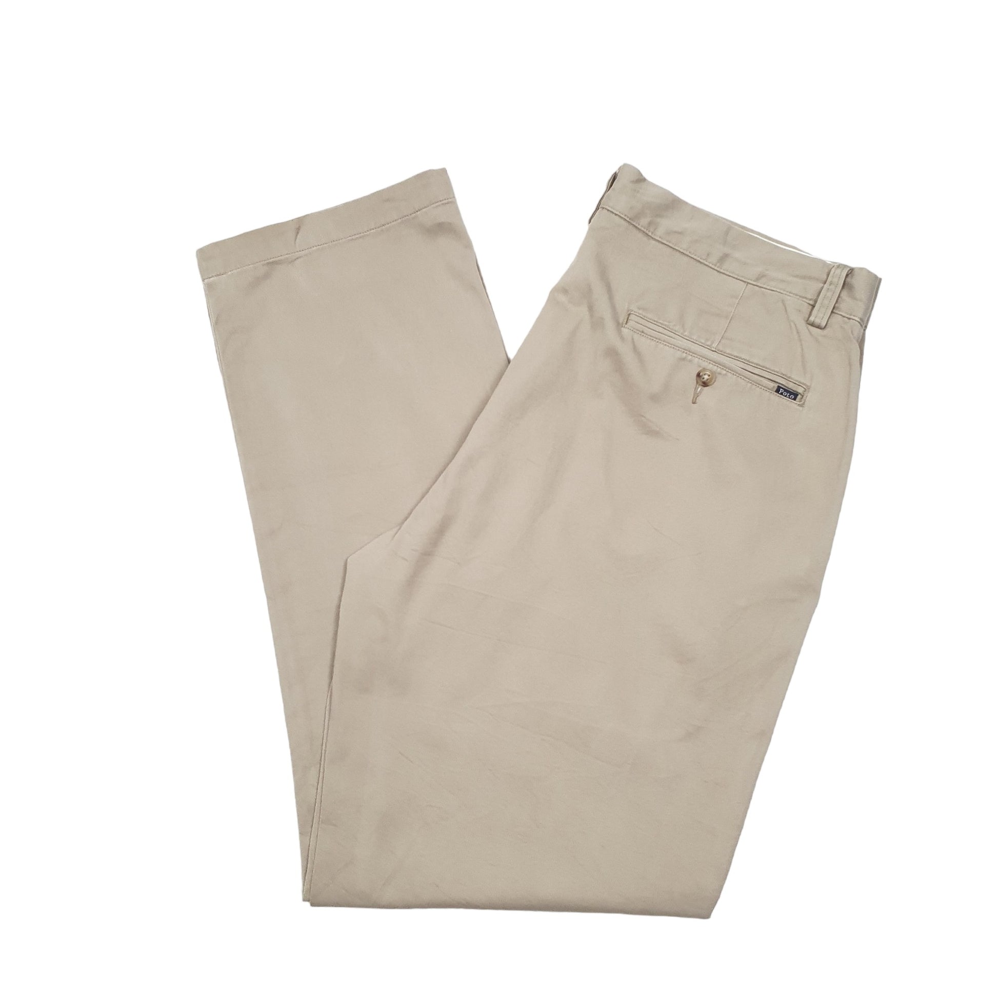 Mens Beige Polo Ralph Lauren Classic Fit Polo Chino Trousers