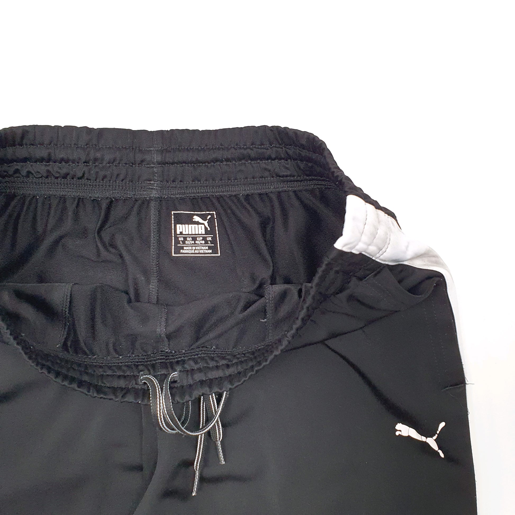 Mens Black Puma Sweatpants Track Jogger Trousers