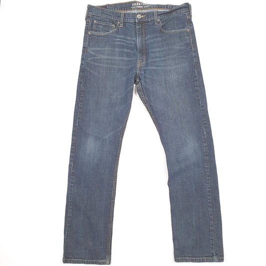 Levis Signature Slim Fit Straight Jeans W36 L30 Blue