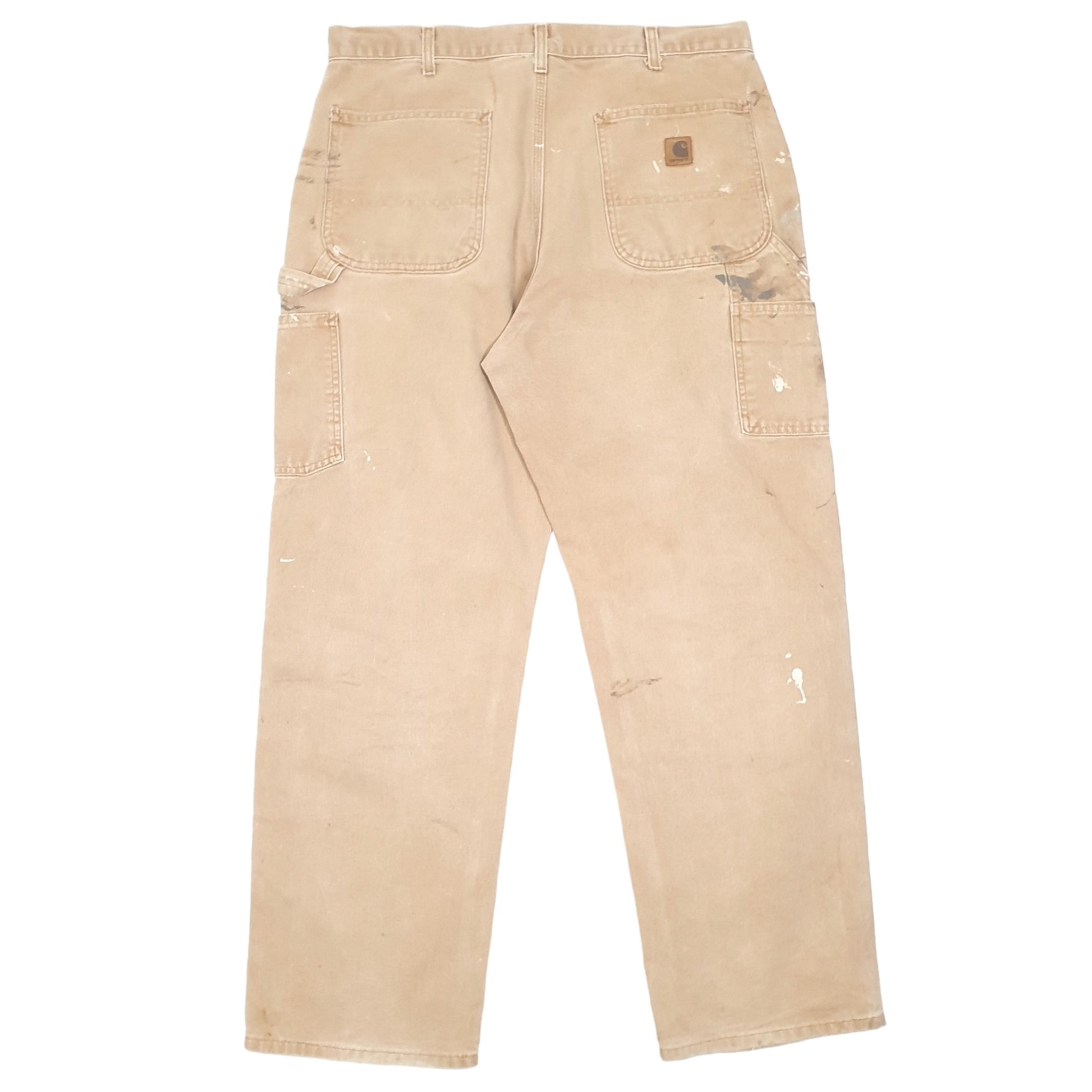 Mens Tan Carhartt  Carpenter Trousers