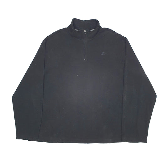 Starter Quarter Zip Fleece XXL Black