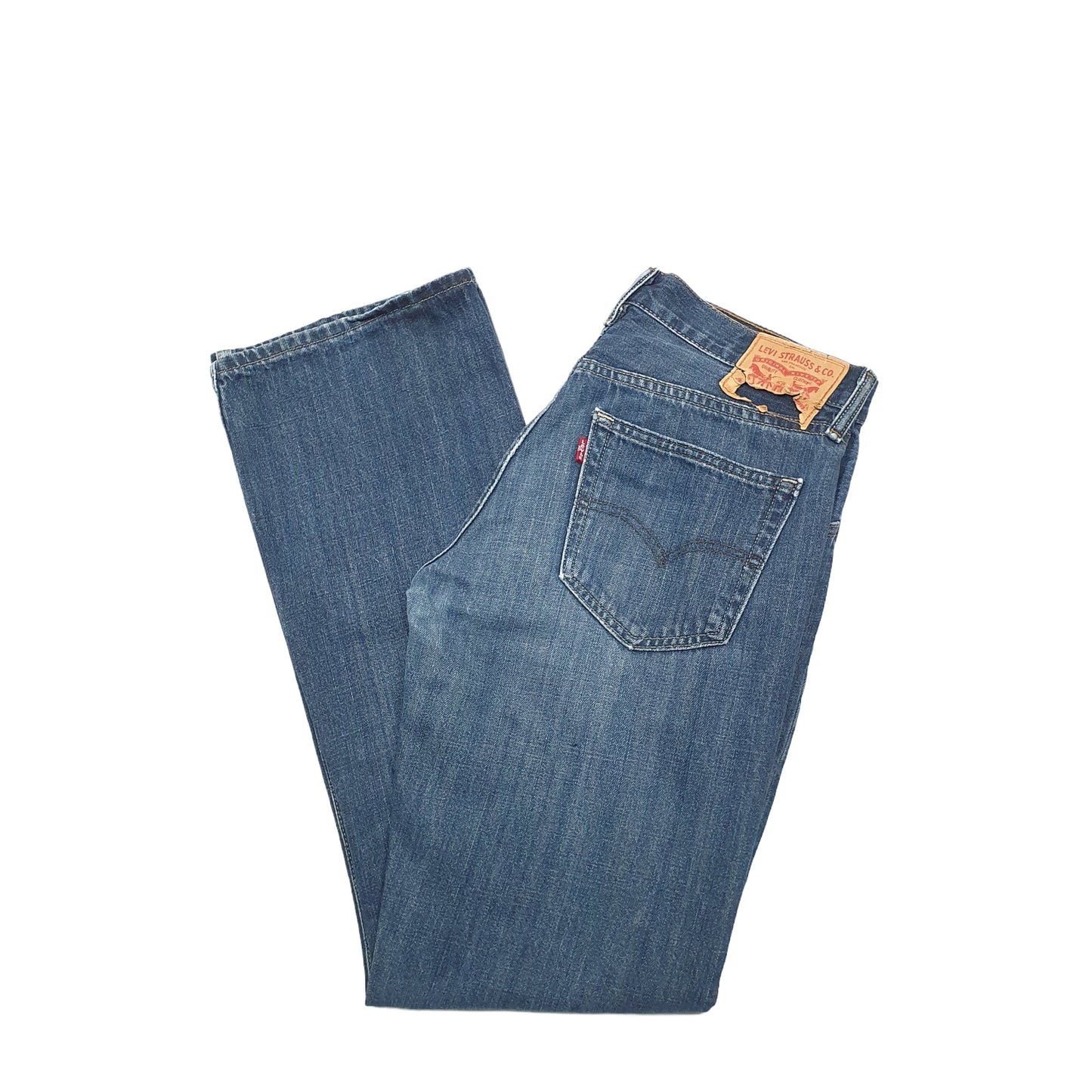 Levis Straight Straight Fit Jeans W33 L32 Blue
