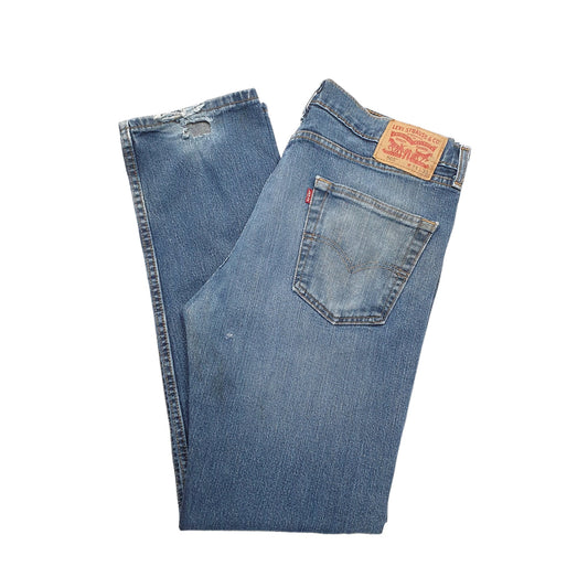 Levis 505 Regular Fit Jeans W34 L32 Blue