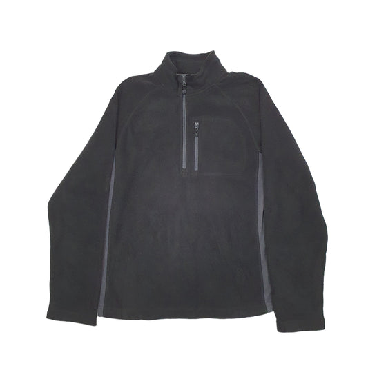 Starter Quarter Zip Fleece S Black