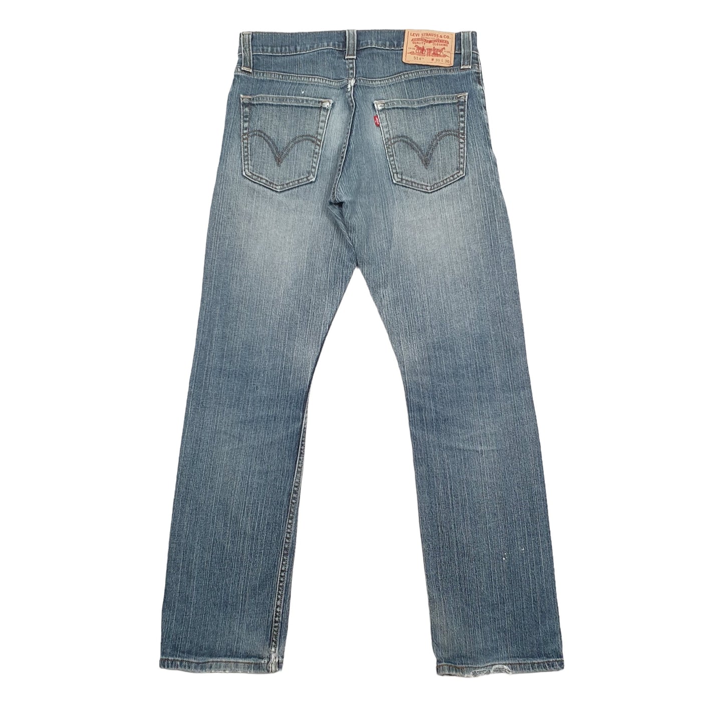 Levis 514 Straight Fit Jeans W30 L30 Blue