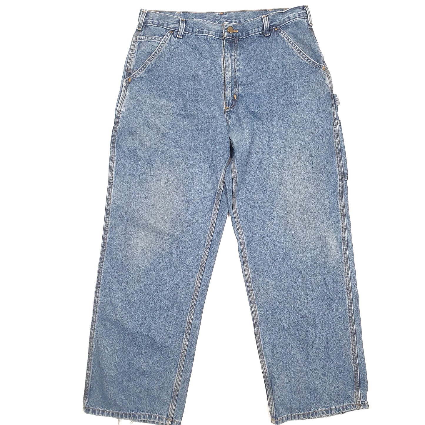 Carhartt Casual Loose Fit Carpenter Jeans W36 L29 Blue