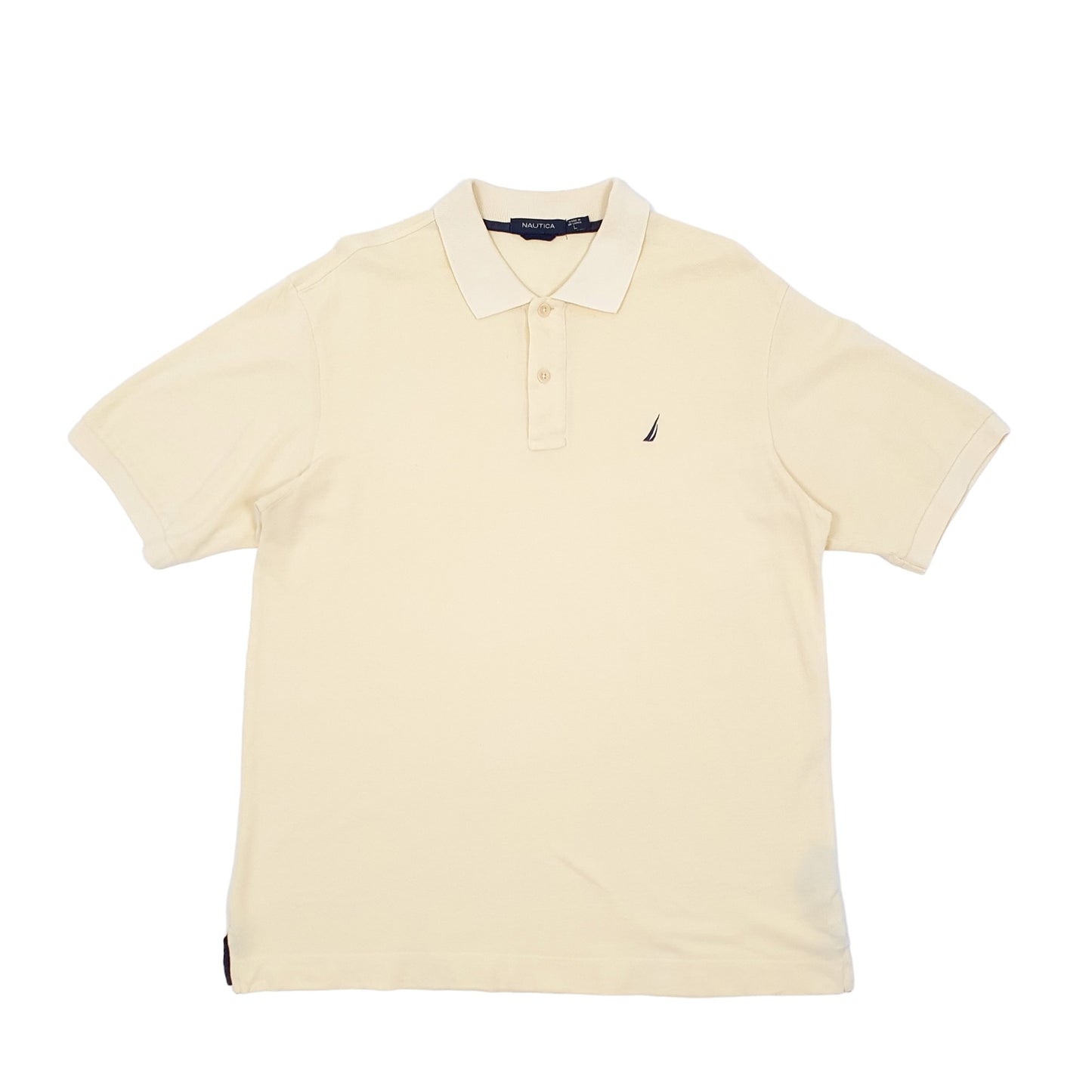 Nautica Short Sleeve Polo Shirt Yellow