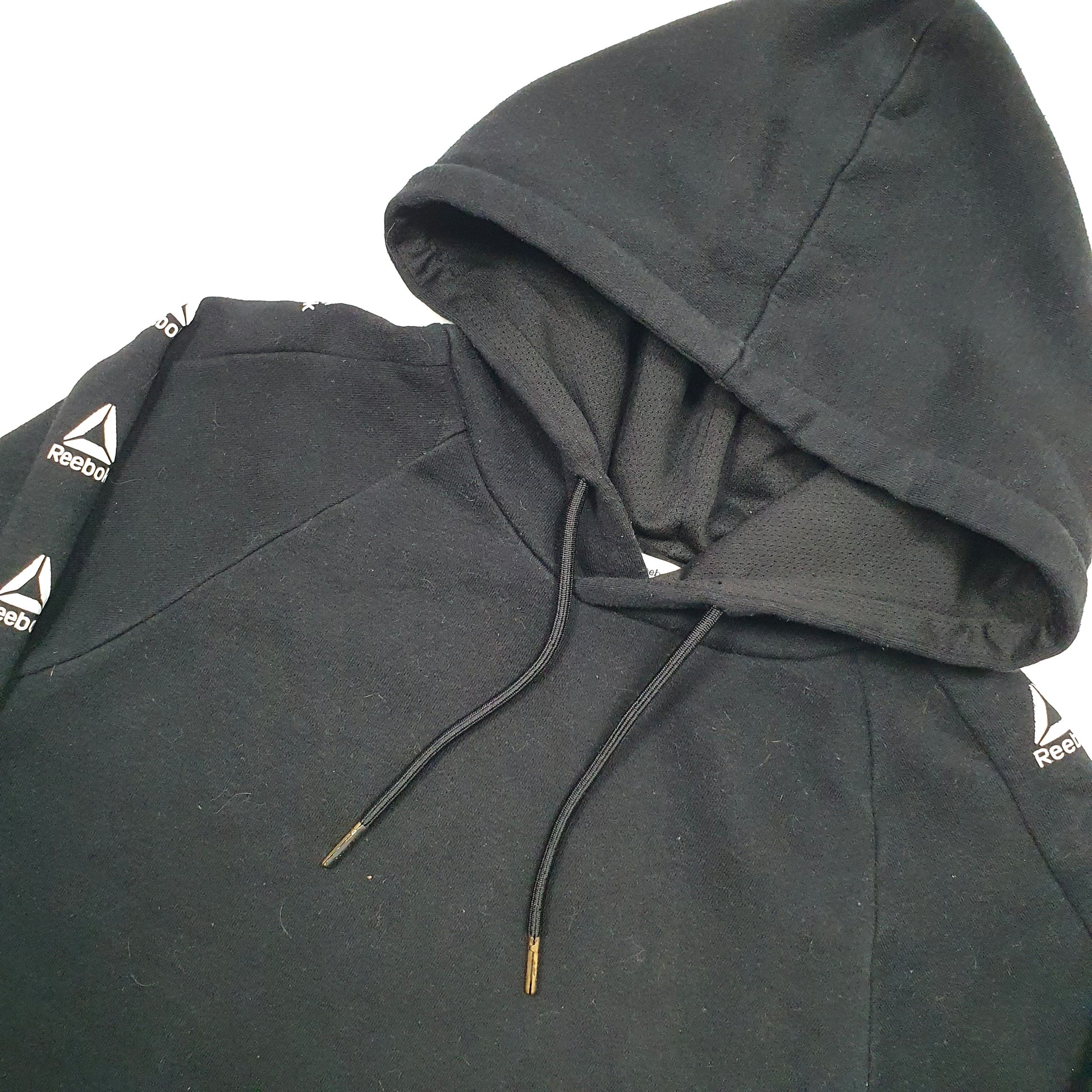 Reebok Spellout Hoodie M Black