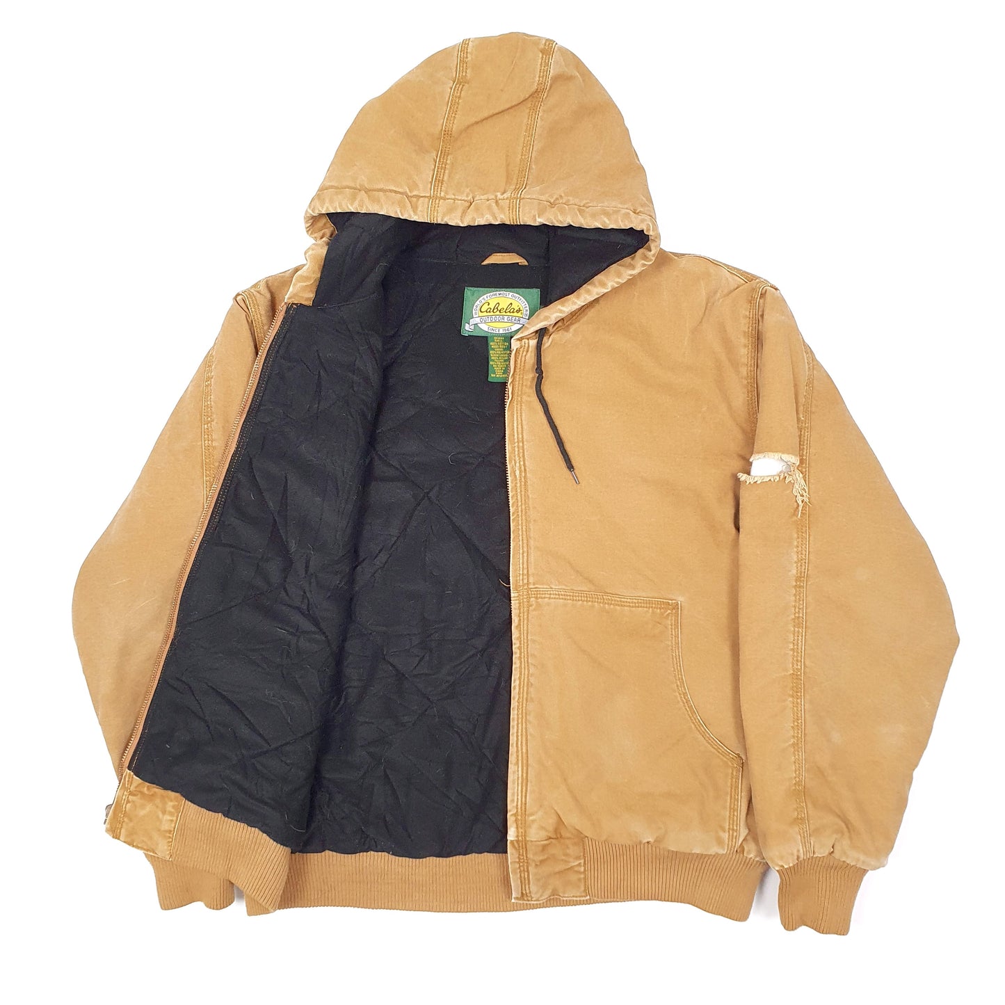 Mens Duck Cabellas Hoodie Workwear Jacket Coat