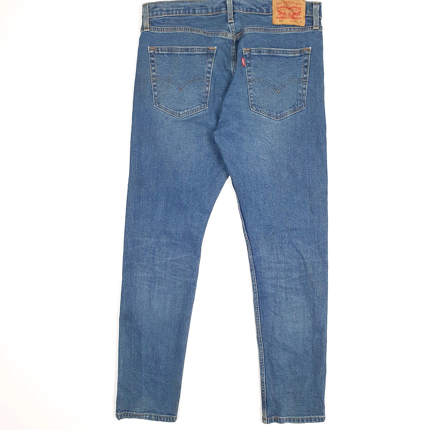 Levis 512 Slim Fit Jeans W34 L32 Blue