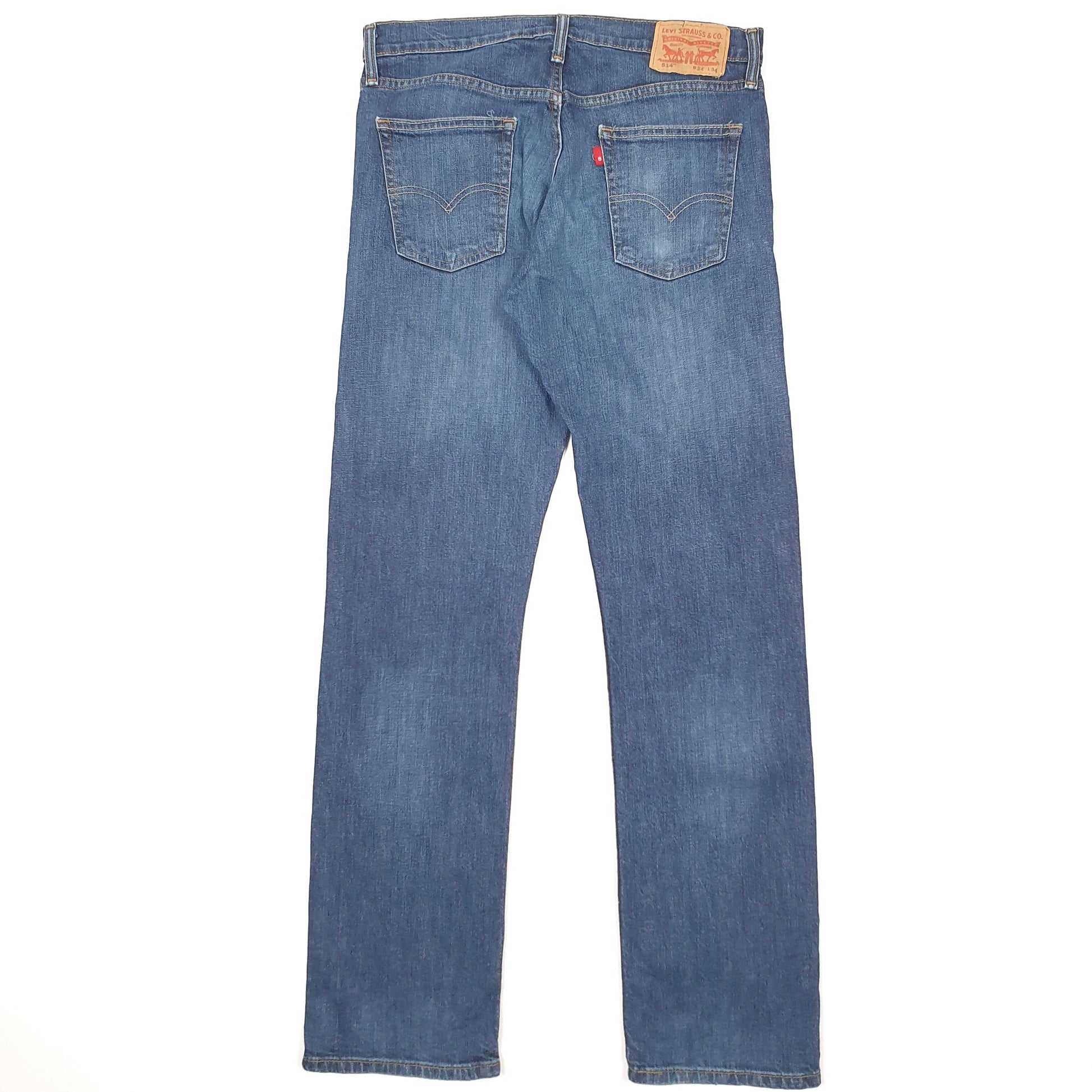 Levis 514 Straight Fit Jeans W34 L34 Blue