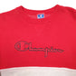 Mens Red Champion Vintage 1980s Crewneck Jumper