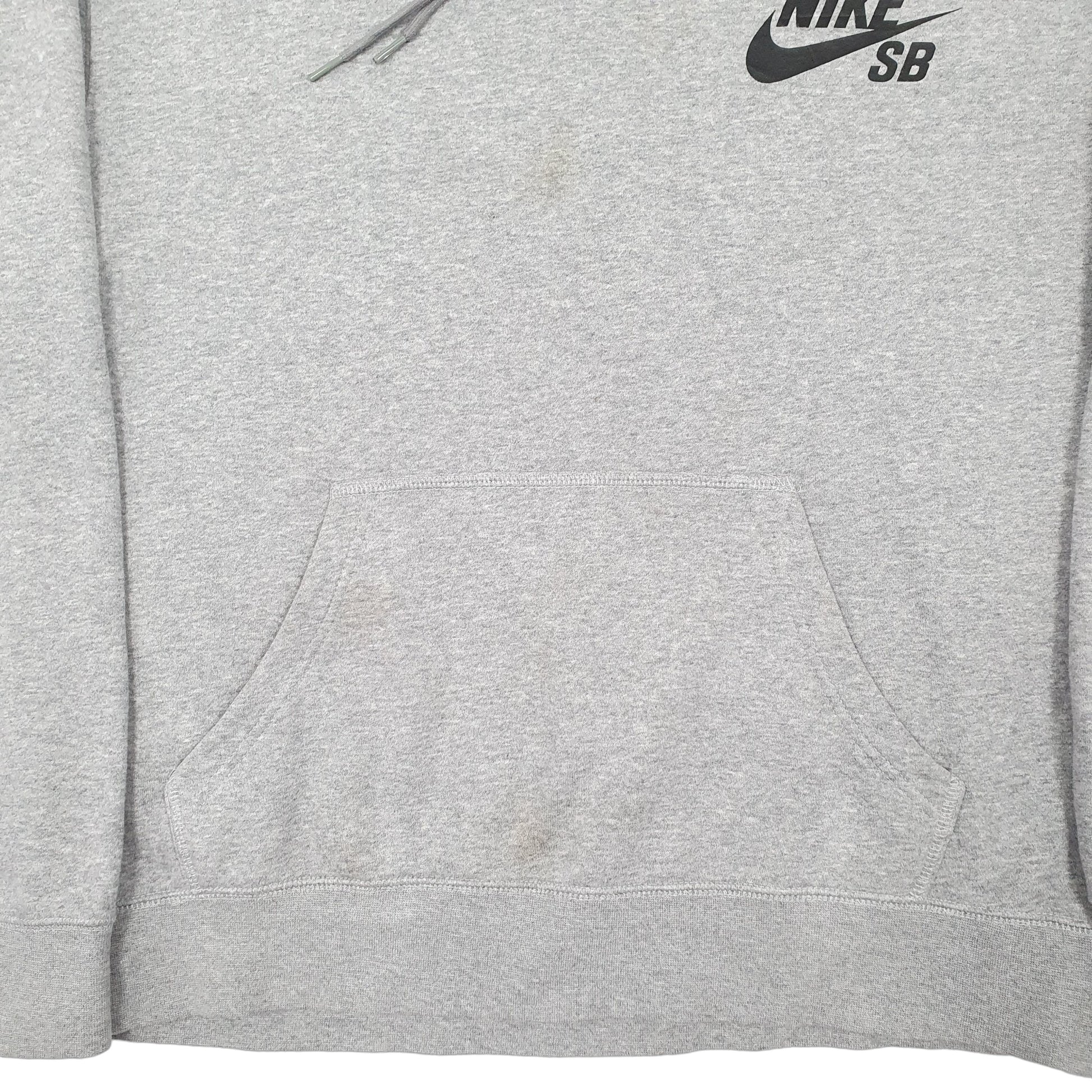 Mens Grey Nike SB Skateboarding Hoodie Jumper