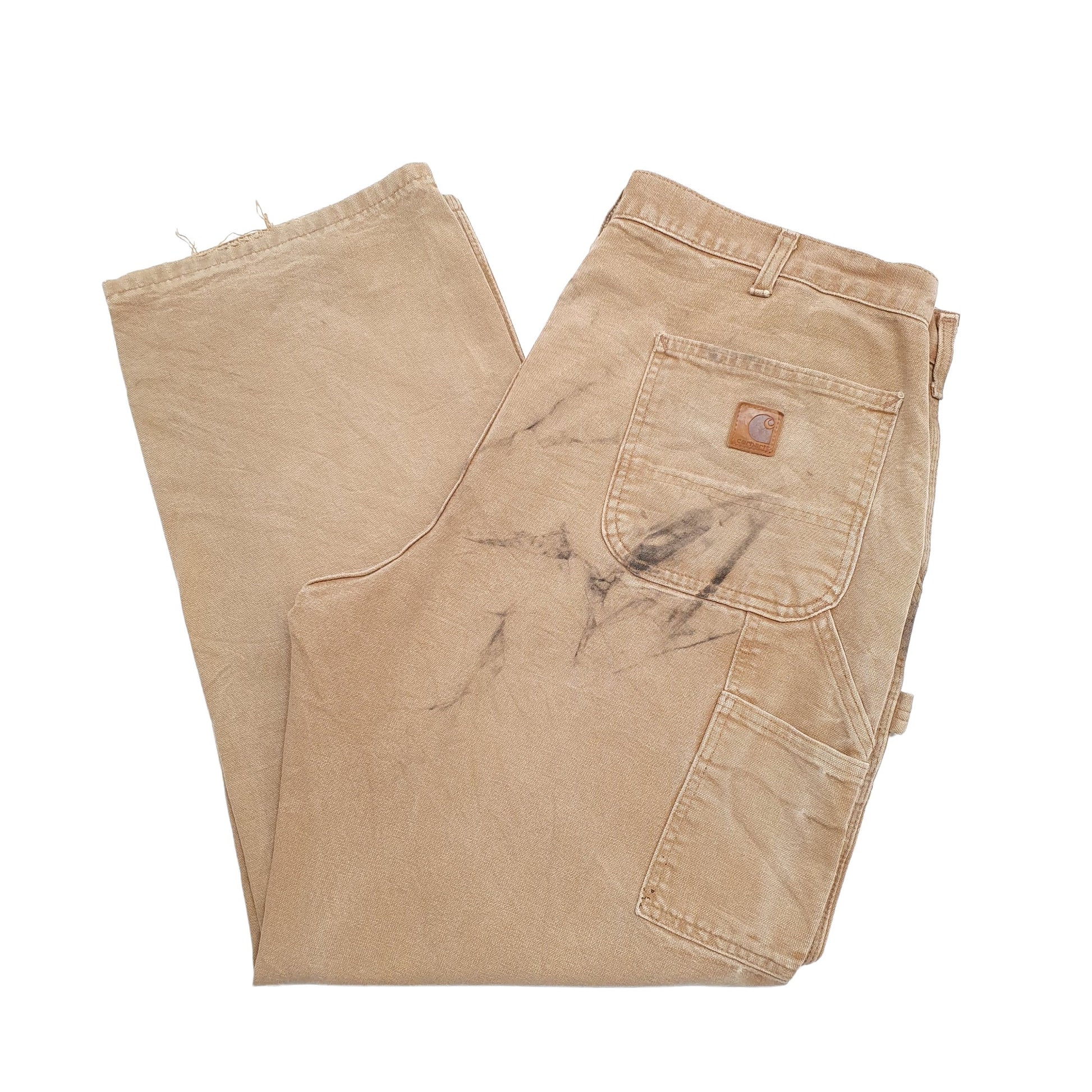 Mens Tan Carhartt  Carpenter Trousers