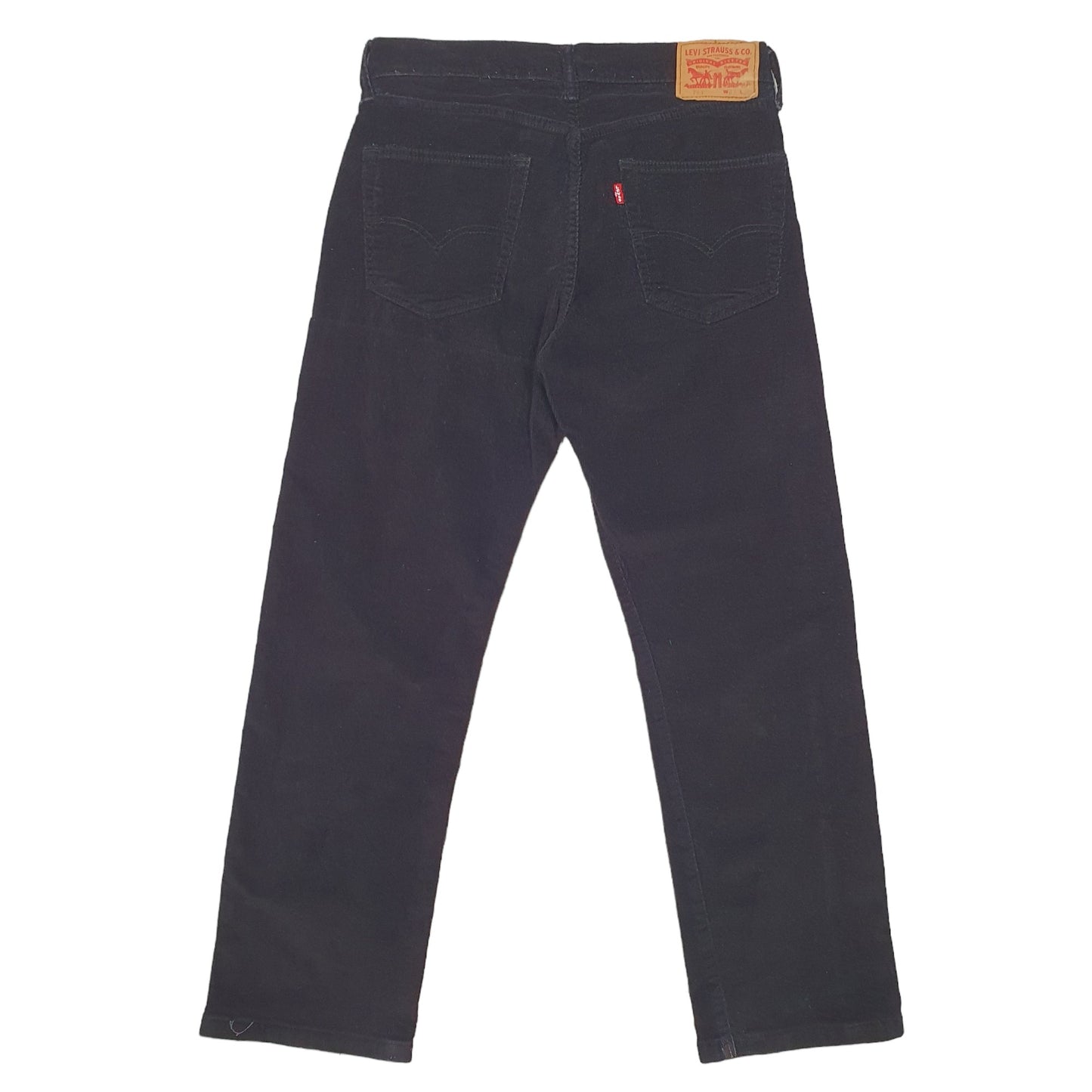 Mens Black Levis 751 Corduroy Trousers