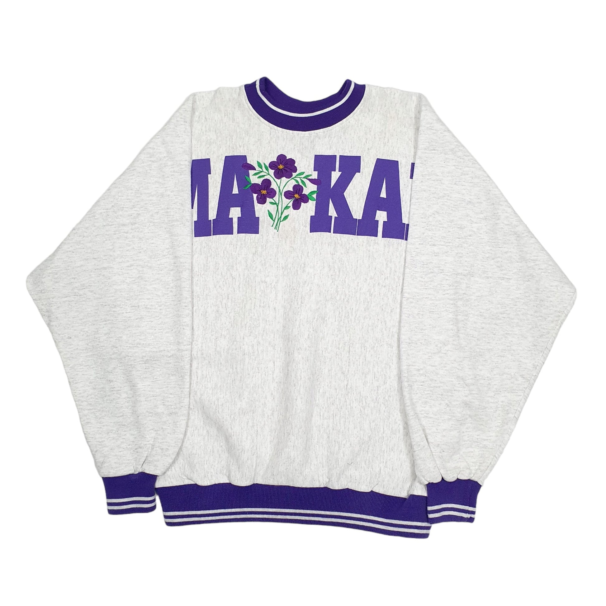 Benchmark Sigma Kappa USA College Crewneck L Grey