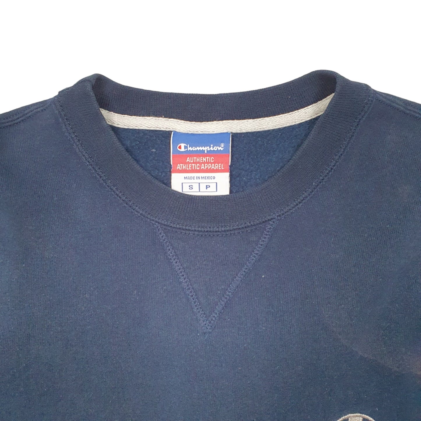 Mens Navy Champion  Crewneck Jumper