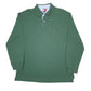 Mens Green Tommy Hilfiger  Long Sleeve Polo Shirt