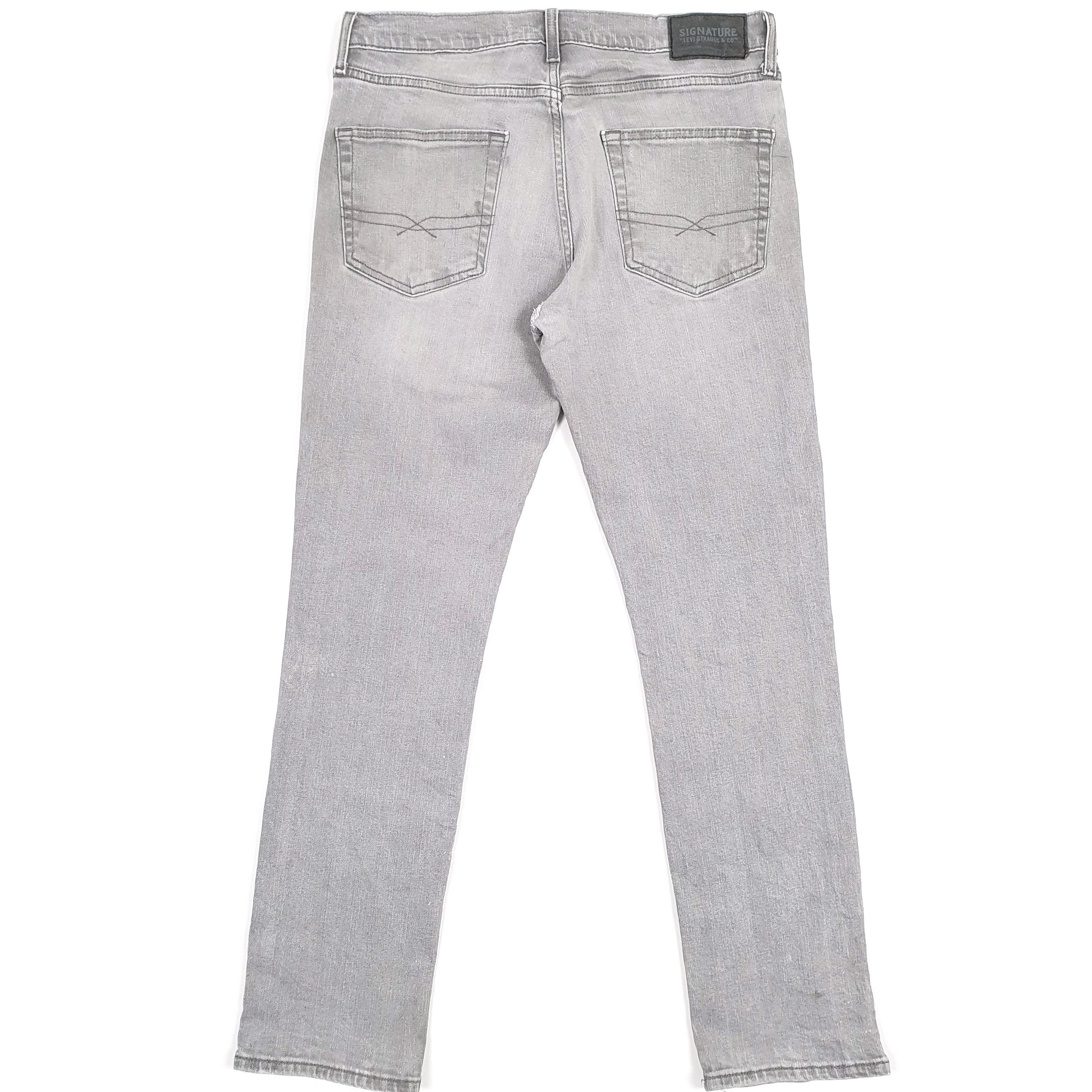 Levis Signature Slim Fit Jeans W33 L30 Grey