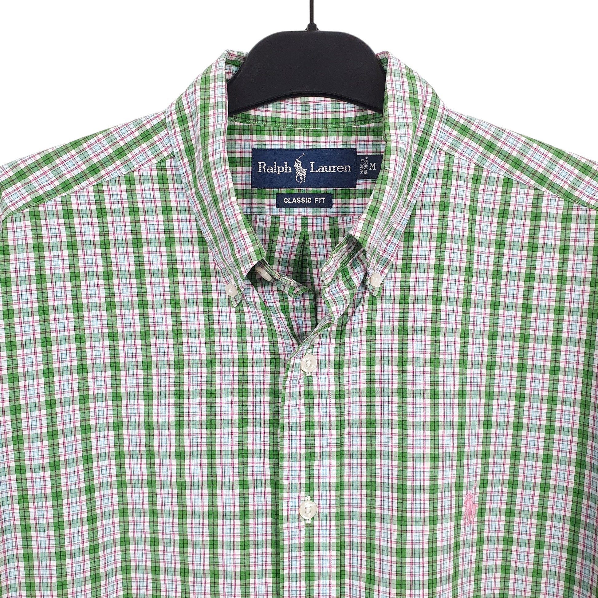 Mens Green Ralph Lauren  Short Sleeve Shirt