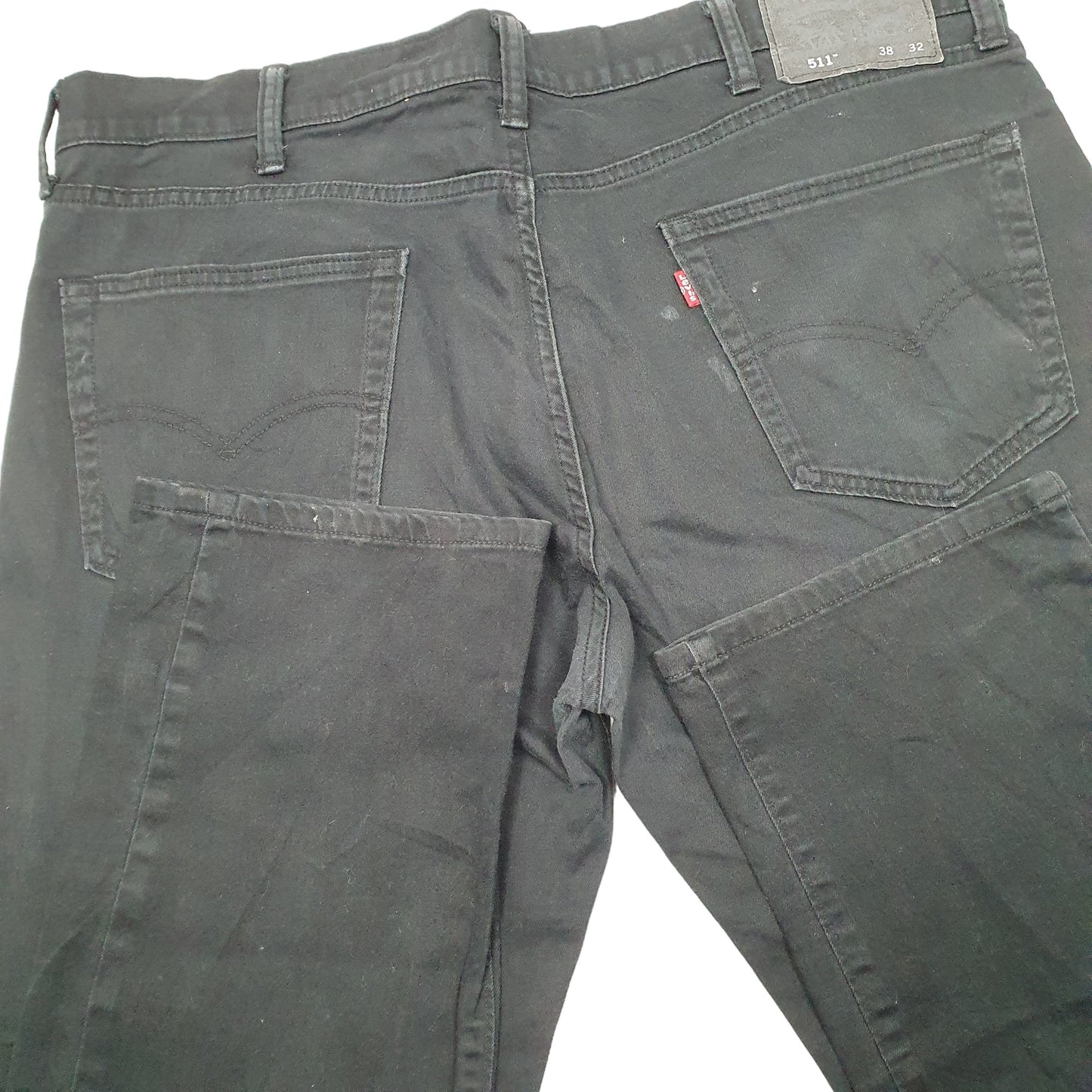 Mens Black Levis 511 Chino Trousers