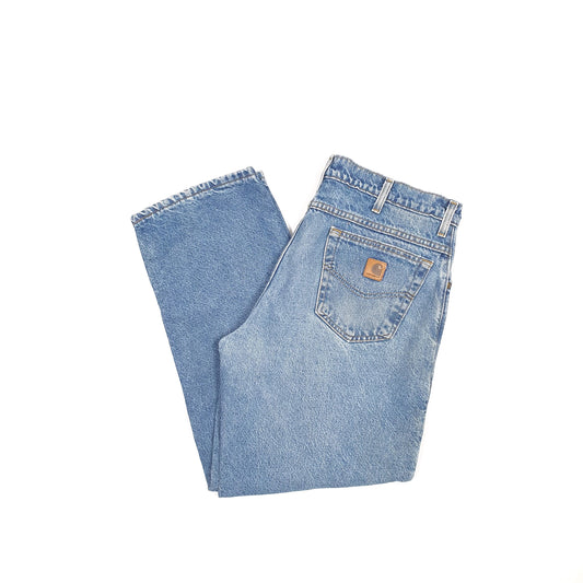 Carhartt Casual Regular Fit Lined Jeans W36 L29 Blue