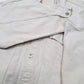 Mens Cream Sea Board  Denim Jacket Coat