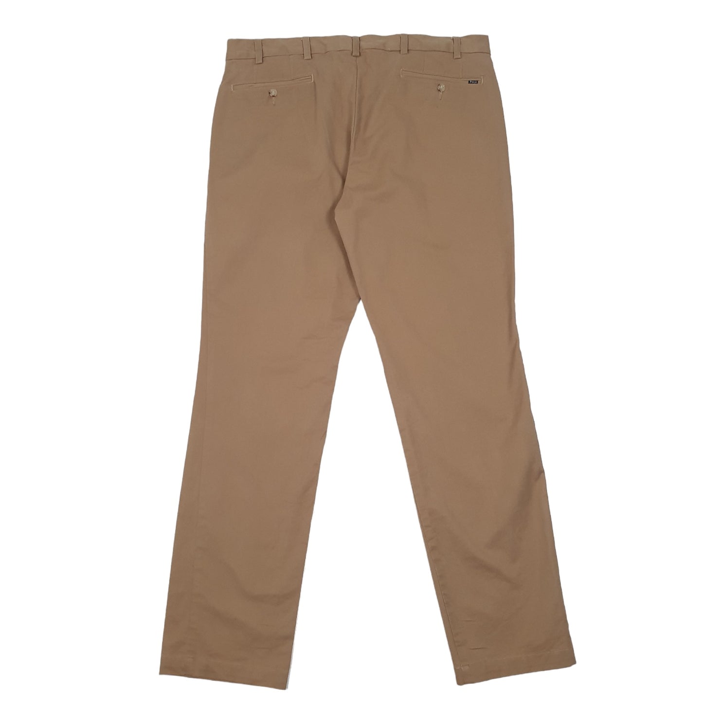 Mens Beige Polo Ralph Lauren Stretch Custom Fit Chino Trousers