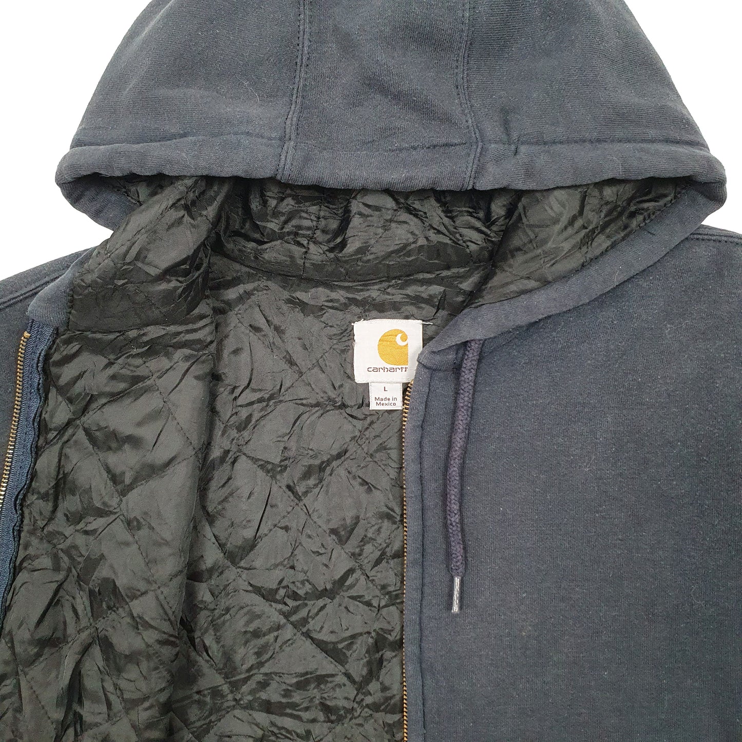 Mens Navy Carhartt Workwear Active Jacket Coat