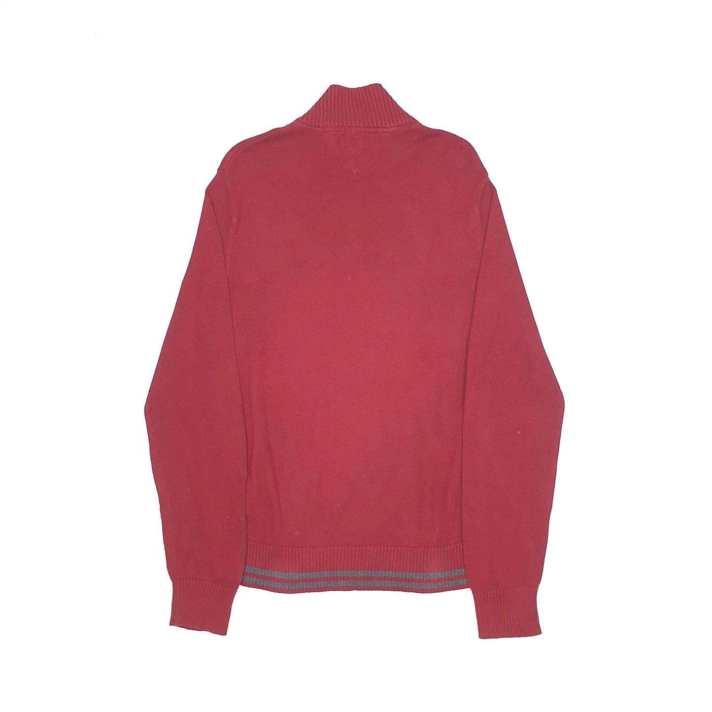 Tommy Hilfiger Quarter Zip M Burgundy