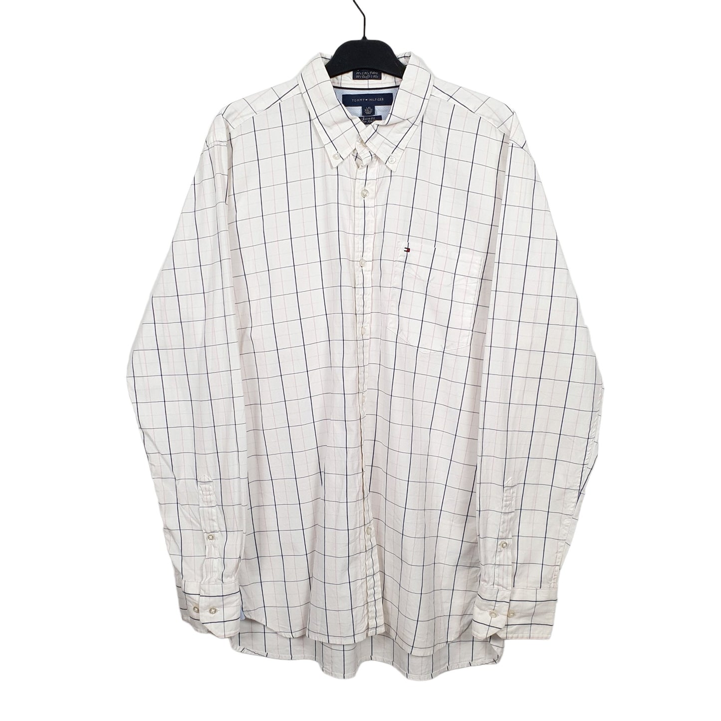 White Tommy Hilfiger Long Sleeve Shirt