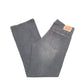 Levis 567 Bootcut Fit Loose Jeans W34 L33 Grey