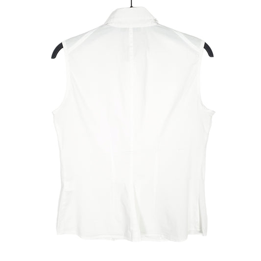 Trussardi Sleeveless Short Sleeve Regular Fit Shirt White