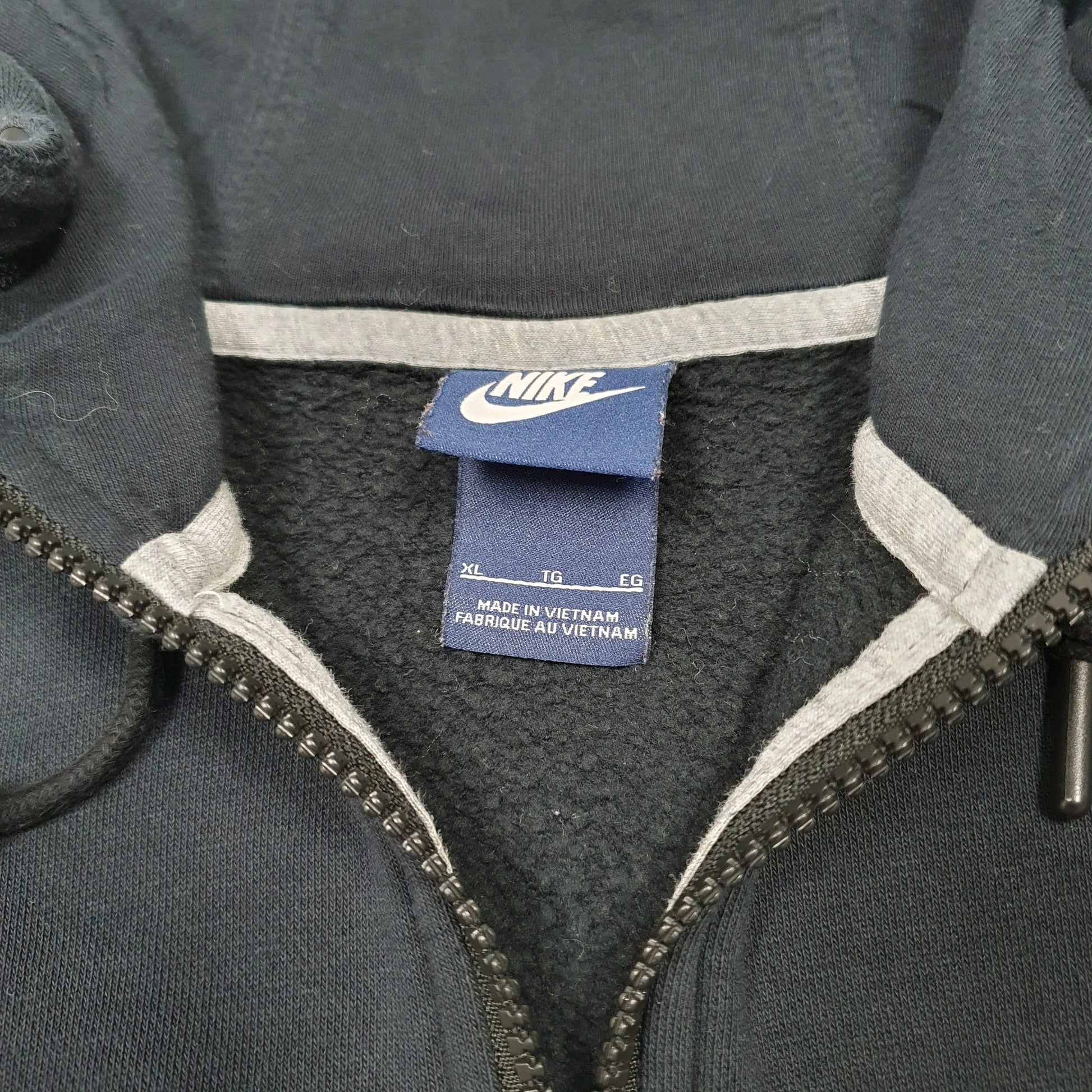 Mens Black Nike Hoodie Full Zip Jumper