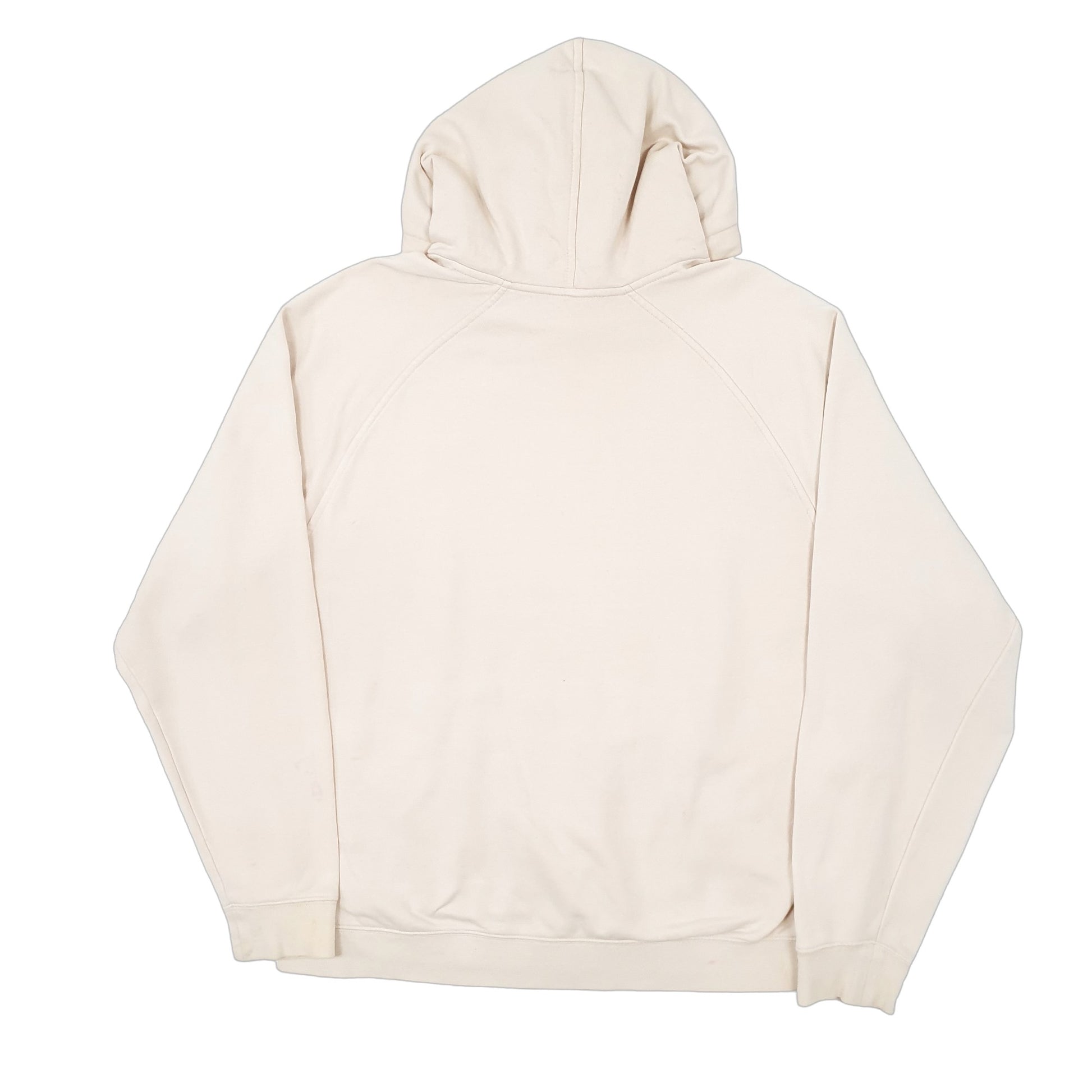 Mens Beige Nike Vintage 2000s Y2K Hoodie Jumper