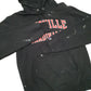 Mens Black Champion Louisville Cardinals American Football Hoodie Jumper