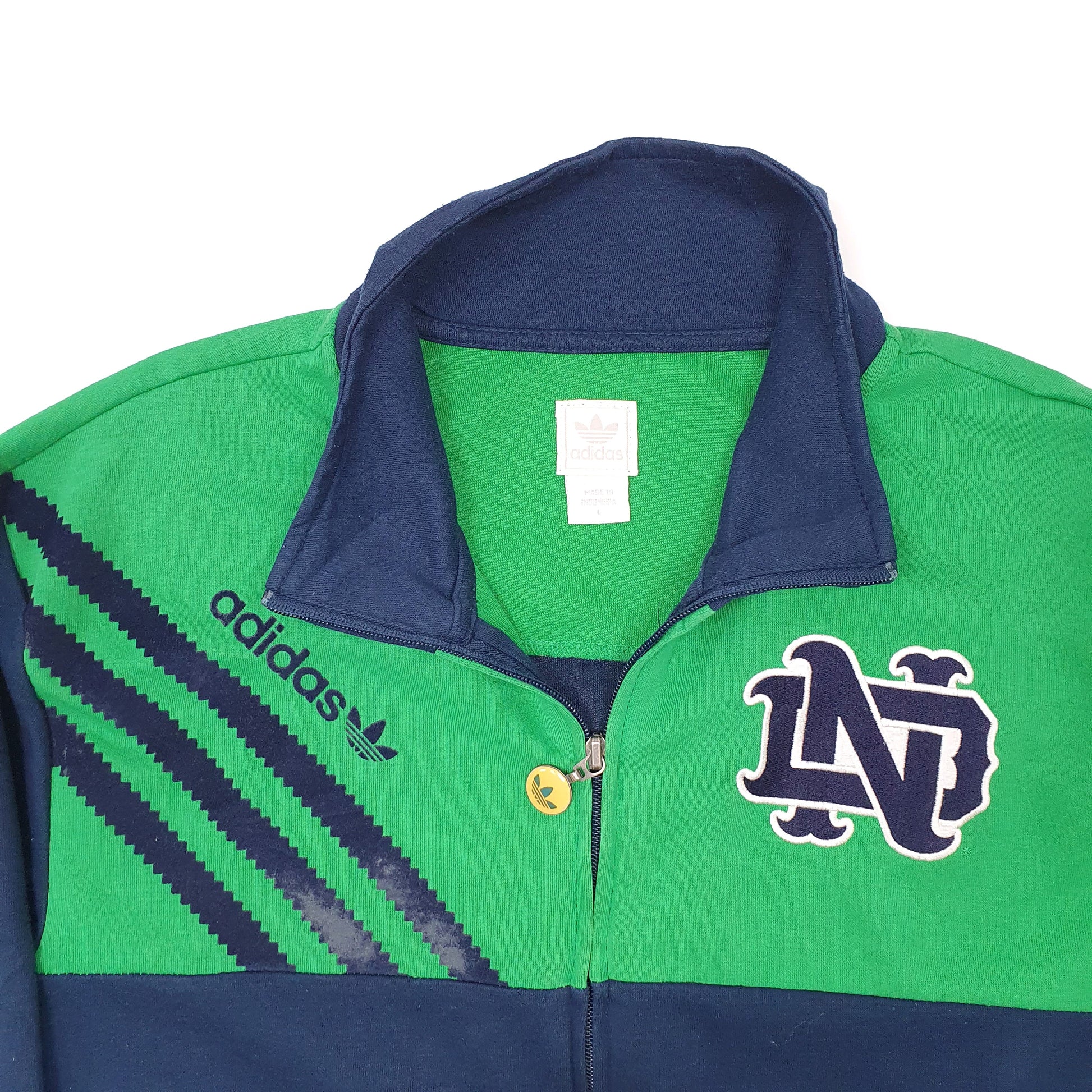 Mens Navy Adidas Originals  Full Zip Jumper
