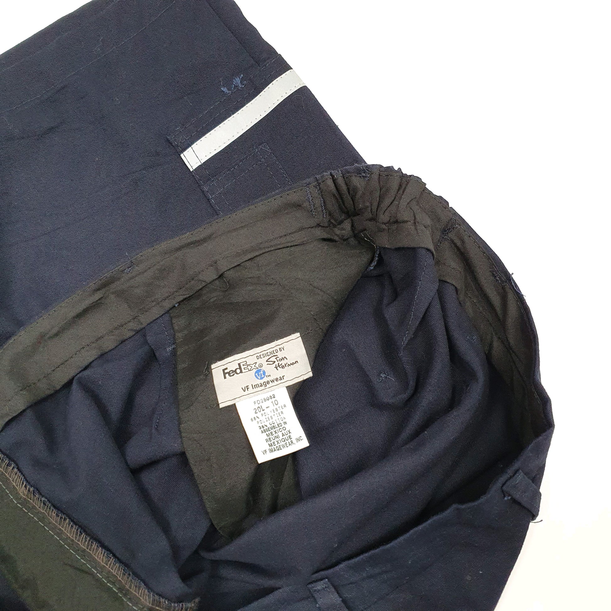 Mens Navy Fedex Stan Harmon Cargo Shorts