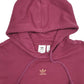 Mens Burgundy Adidas  Hoodie Jumper