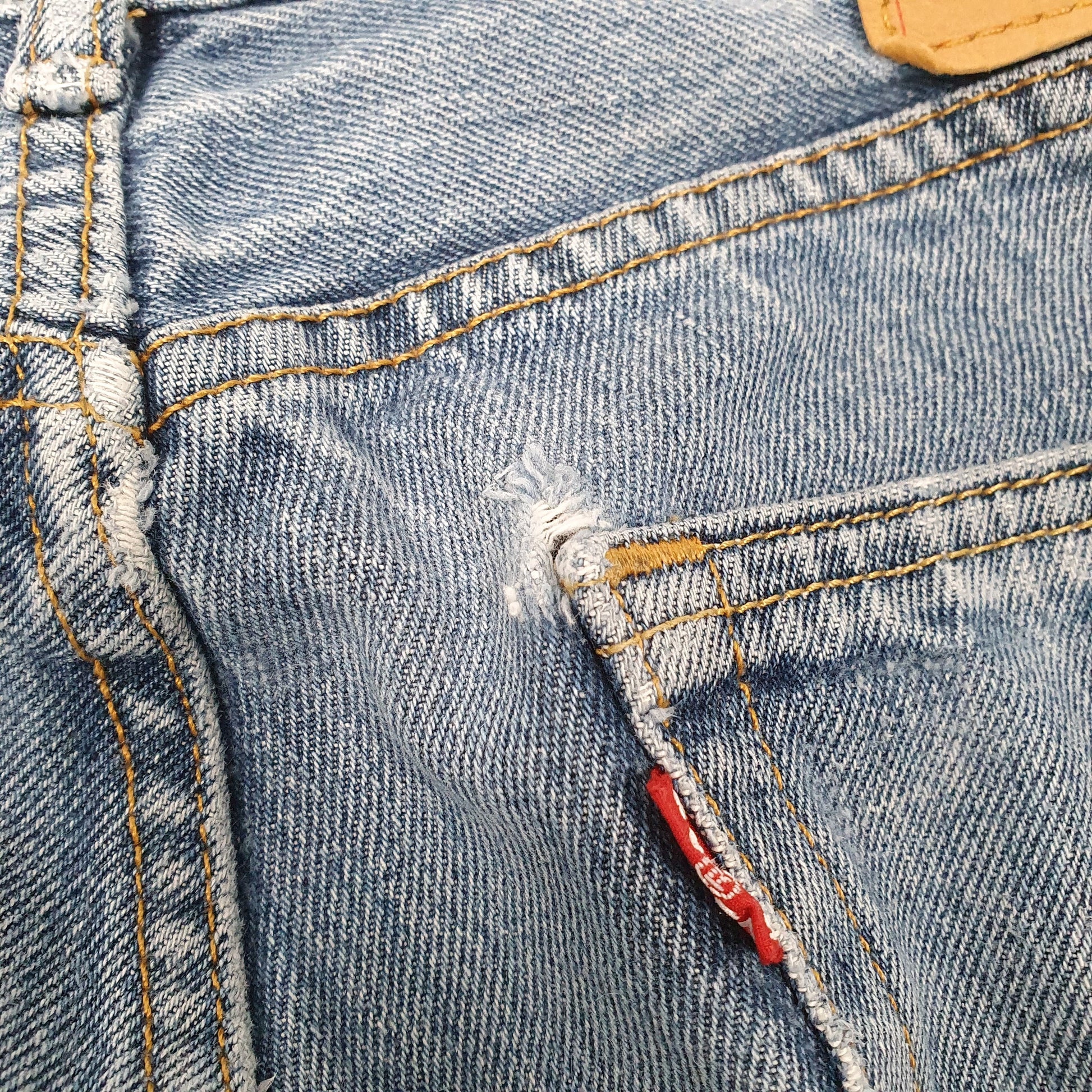 Levis 505 Regular Fit Jeans W32 L29 Blue