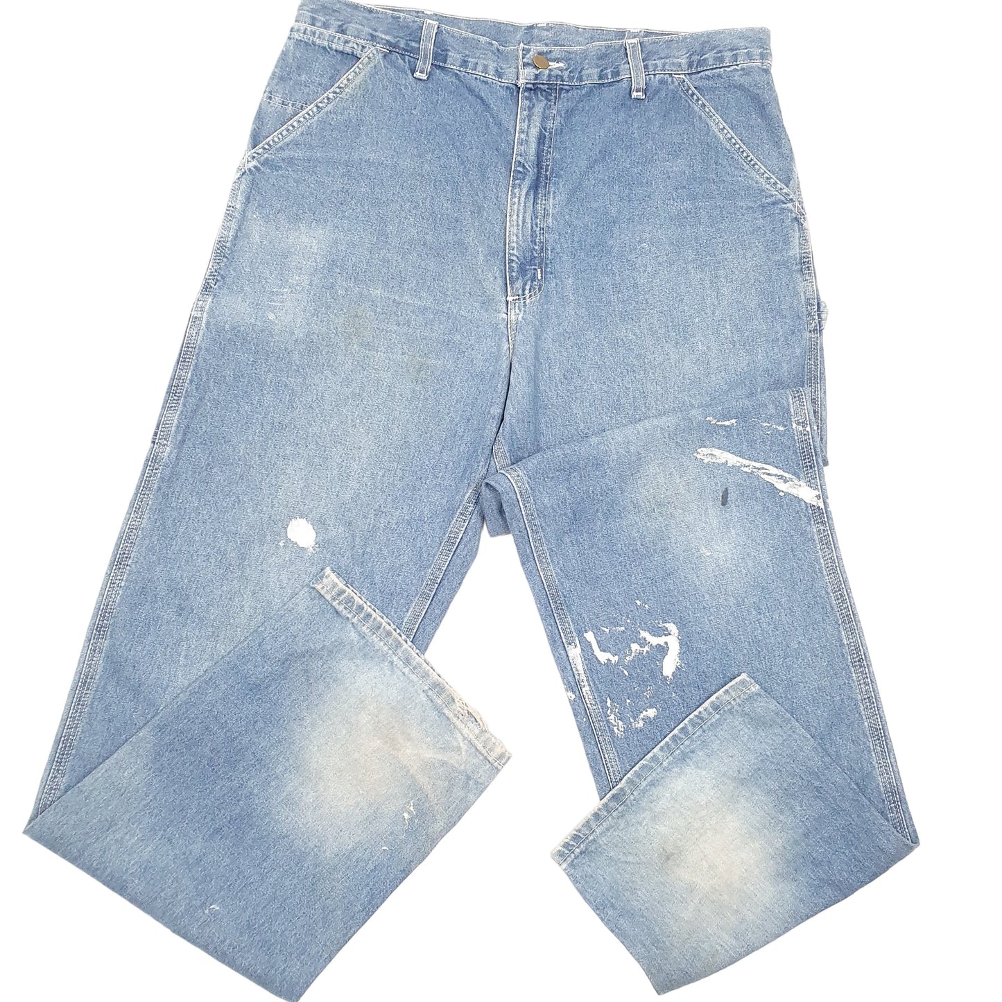 Mens Blue Carhartt  Carpenter JeansW38 L34