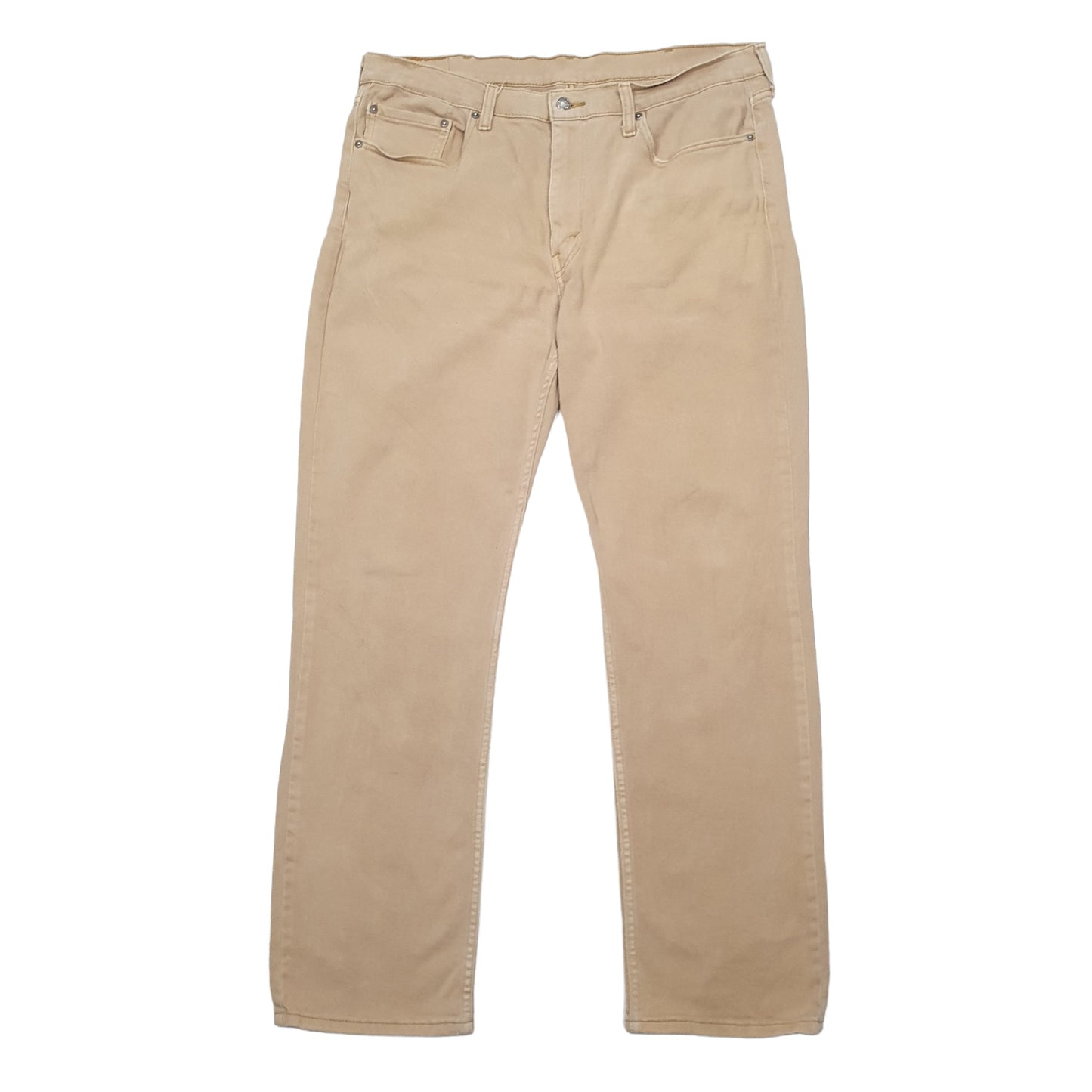 Levis 514 Straight Fit Jeans W38 L32 Beige