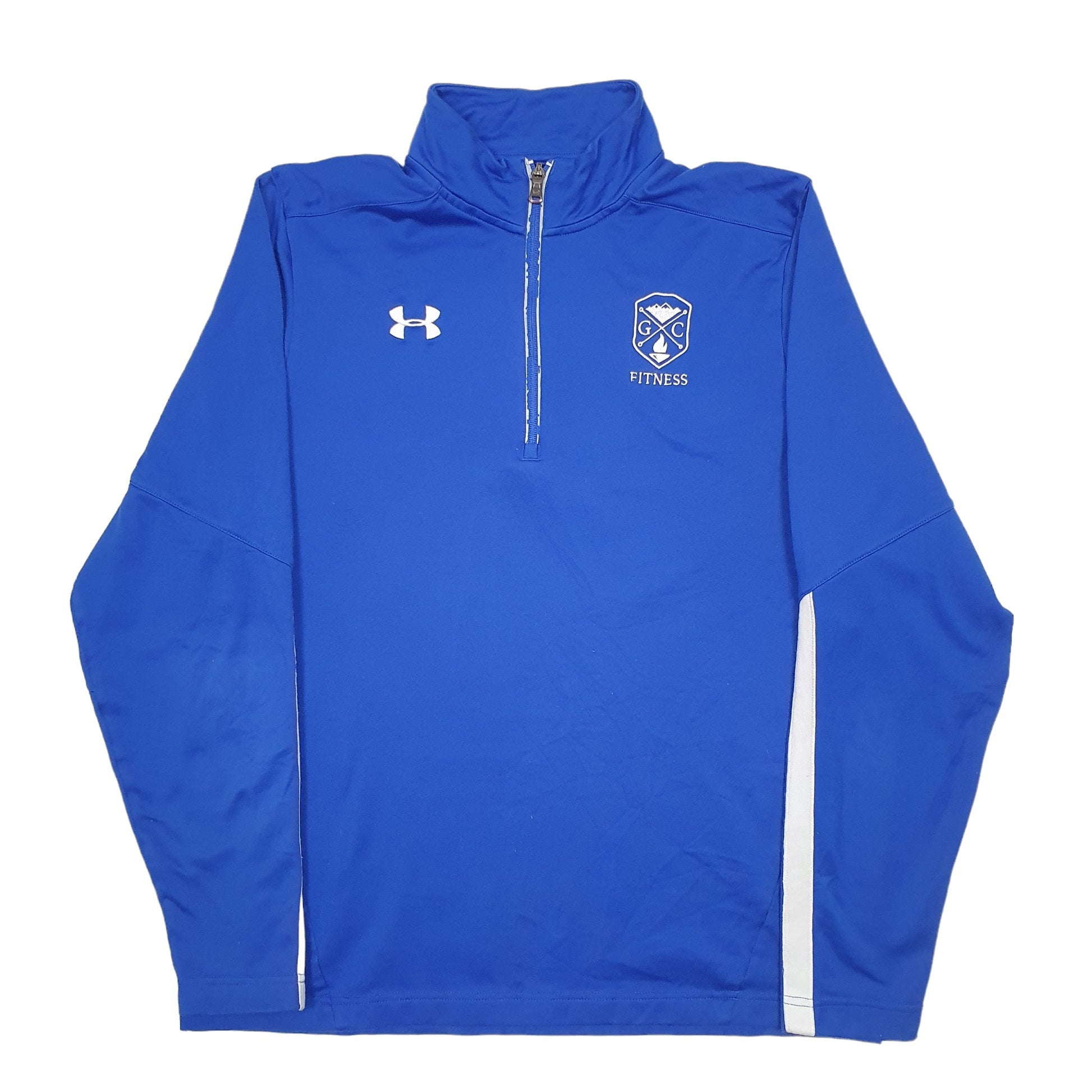 Mens Blue Under Armour  Quarter Zip Jumper