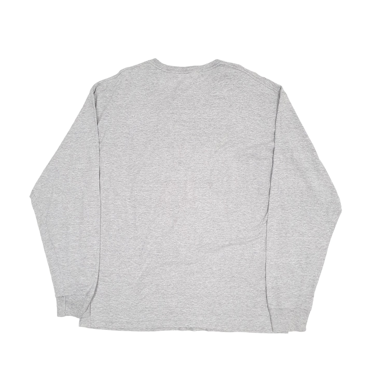 Champion Spellout Long Sleeve T Shirt Grey