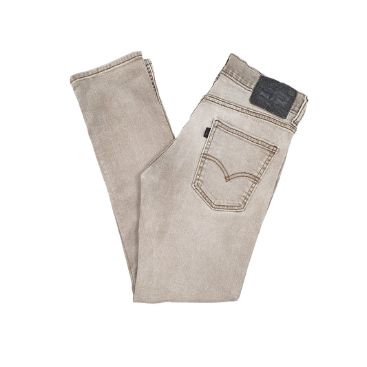 Levis 511 Slim Fit Jeans W29 L30 Beige