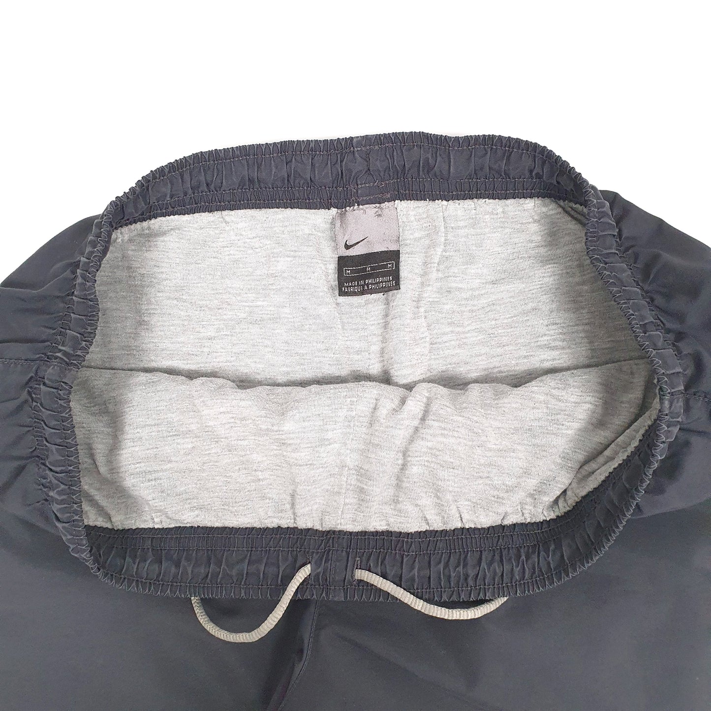 Mens Grey Nike Vintage 2000s Y2K Spellout Sweatpants Tracksuit Bottoms Jogger Trousers