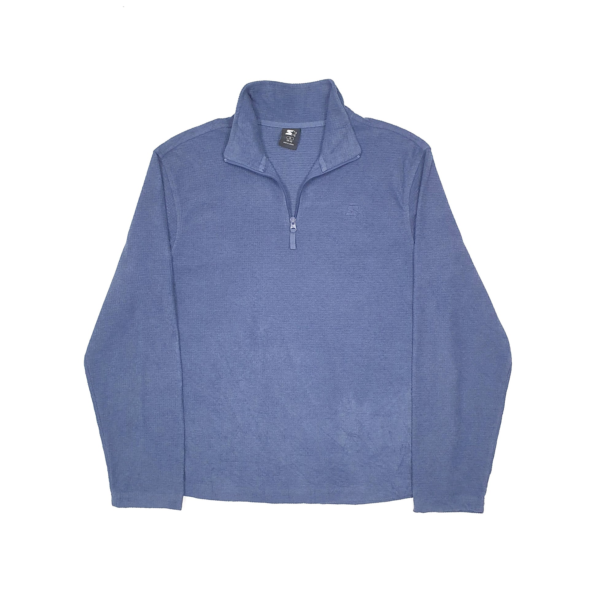 Starter Quarter Zip Fleece M Blue