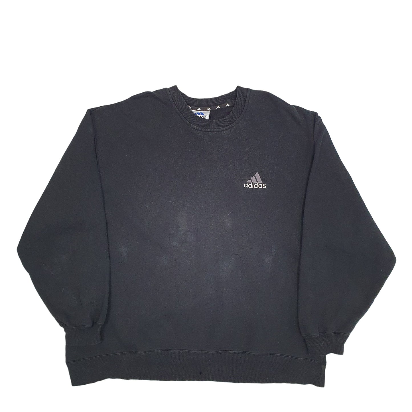 Mens Black Adidas  Crewneck Jumper